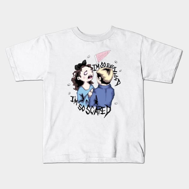 So Excited Kids T-Shirt by LVBart